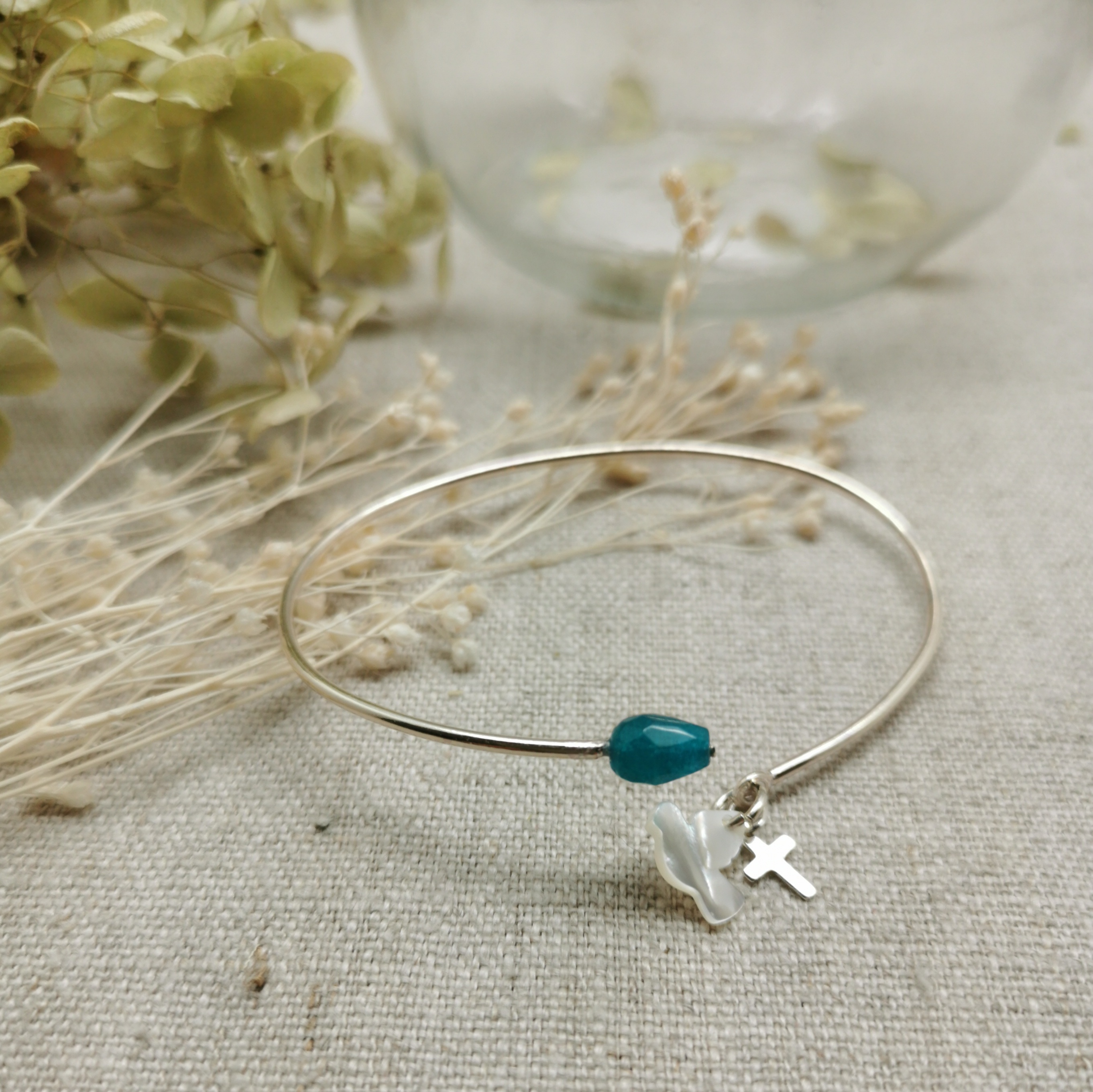 Bracelet jonc fin argent hotsell