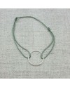bracelet rond argent ou plaqué Or