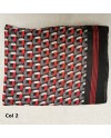 foulard imprimé géométrique