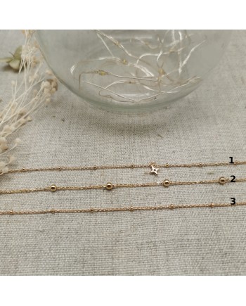 Bracelet cible arabesque Argent ou Plaqué Or