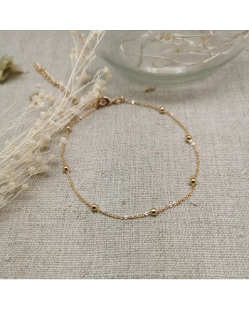 Bracelet cible arabesque Argent ou Plaqué Or