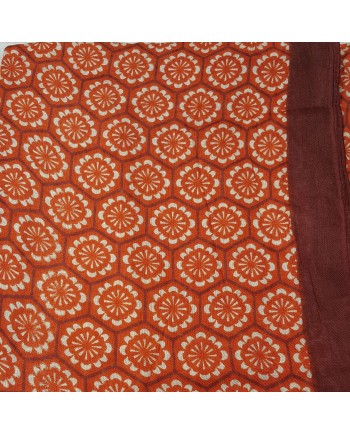 Foulard imprimé bleu ou gris