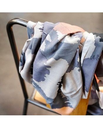 Foulard imprimé Feuilles