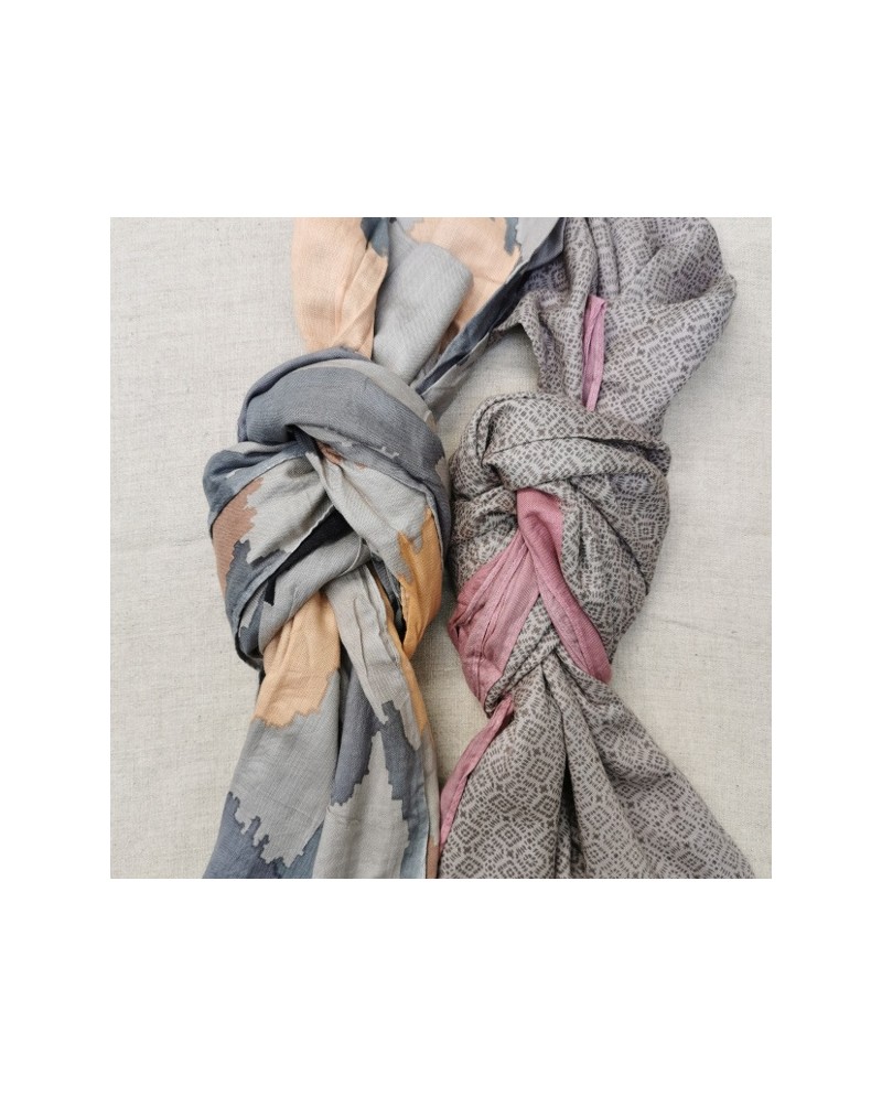 Foulard imprimé Feuilles