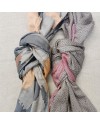 Foulard imprimé Feuilles