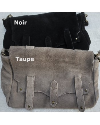 Sac simili cuir pailleté 2 souflets