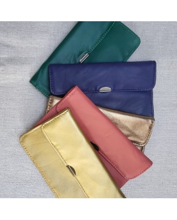 Porte monnaie et carte uni cuir