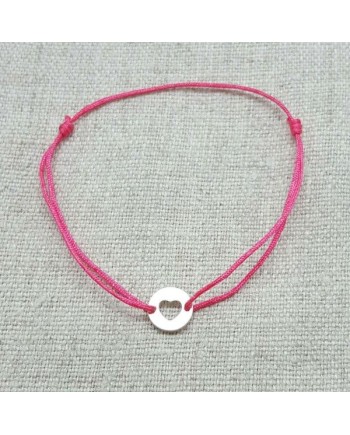 Bracelet cible etoile Argent