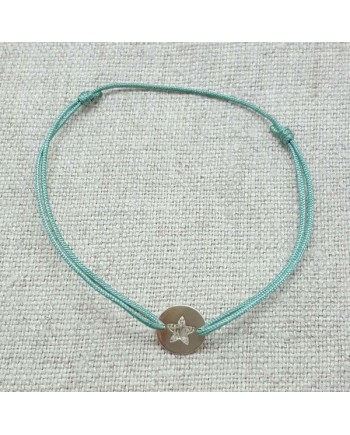 Bracelet cible etoile Argent
