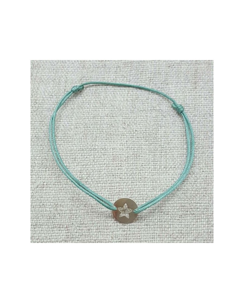 Bracelet cible etoile Argent