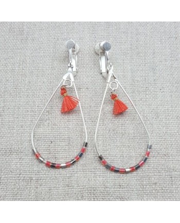 Créoles ovales Argenté ou doré