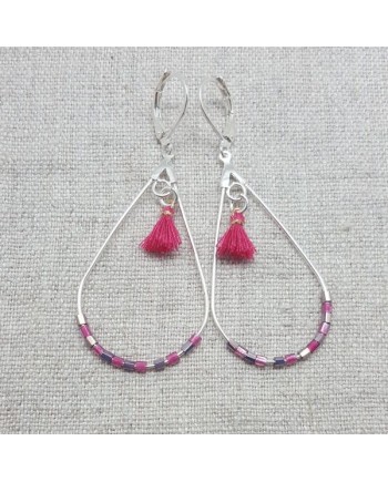 Créoles ovales Argenté ou doré