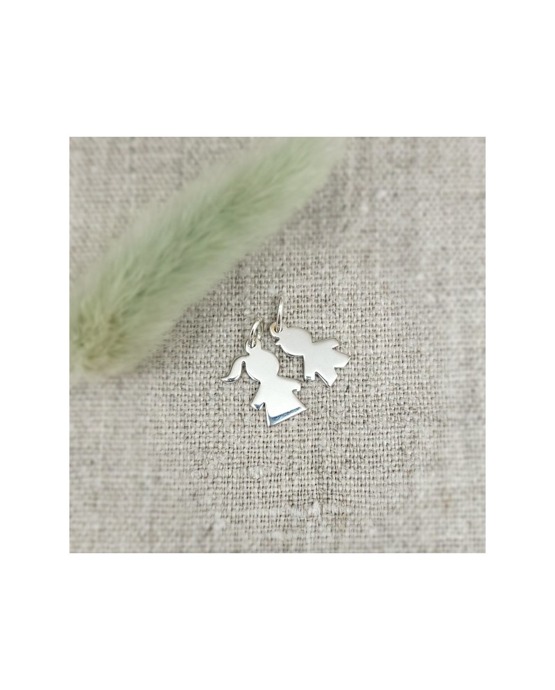 bracelet mini personnage Argent ou plaqué Or