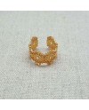 Bague dentelle Argent ou Plaqué Or