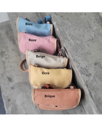 sac bandoulière en lin trois coloris
