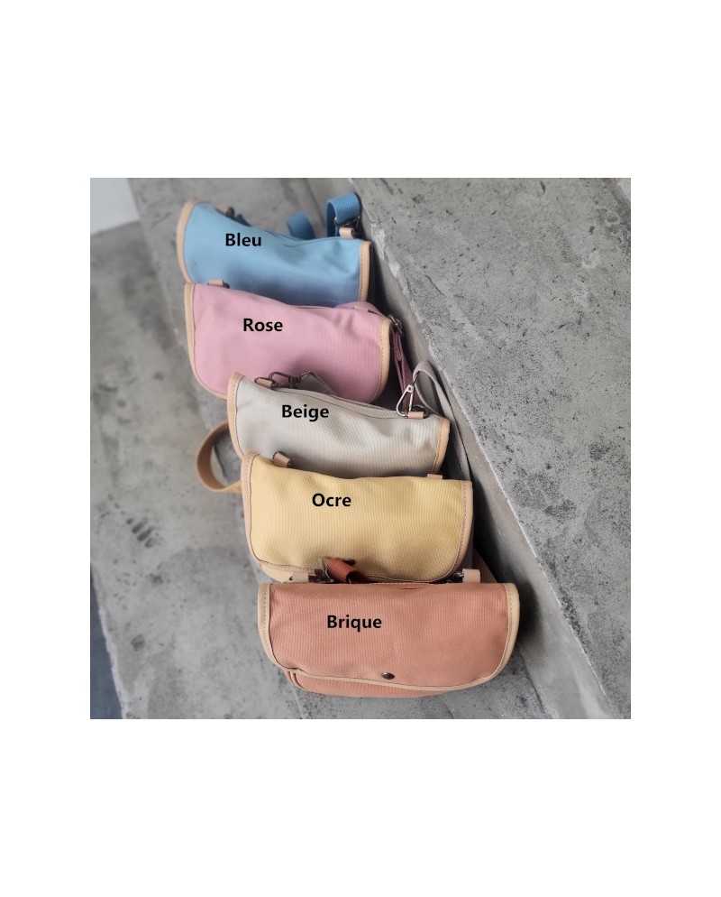 sac bandoulière en lin trois coloris