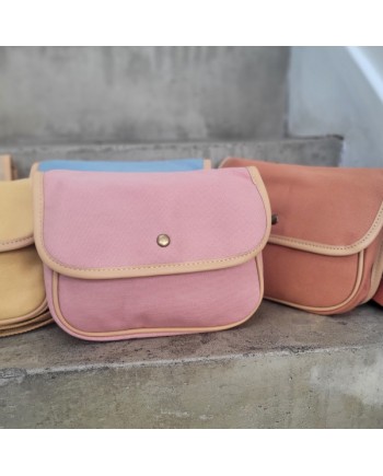 sac bandoulière en lin trois coloris