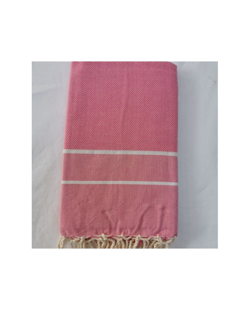 Foutas chevron liseré blanc