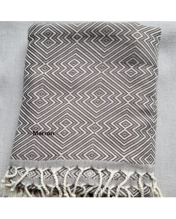 Foutas chevron liseré blanc