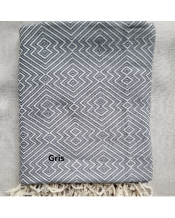 Foutas chevron liseré blanc