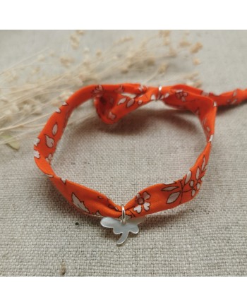 Bracelet liberty breloque nacre etoile