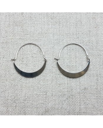 Boucles d'oreilles créole avec motifs géométriques