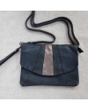 Sac pochette rabat  détail irisé