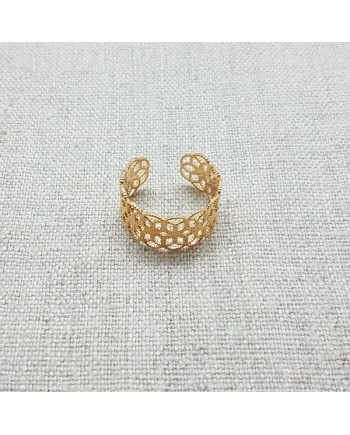 Bague ajourée Argent ou Plaqué Or