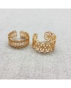 Bague ajourée Argent ou Plaqué Or