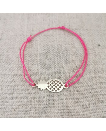Bracelet ananas plaqué Or
