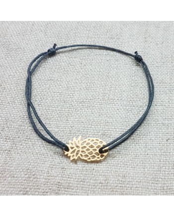 Bracelet ananas plaqué Or