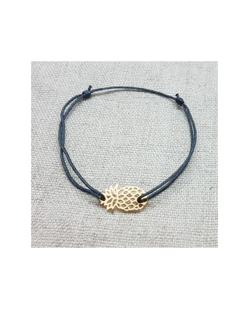 Bracelet ananas plaqué Or