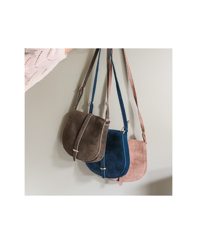 Sac rigide cuir à bandoulière