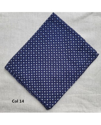 Foulard coton imprimé marine