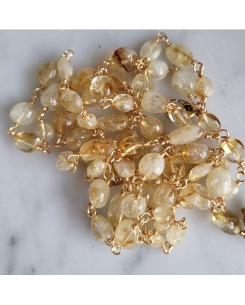 Boucle d'oreille éventail Plaqué Or