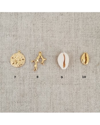 Collier plaqué Or et médaille interchangeable