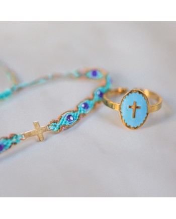 Bracelet tissé coton