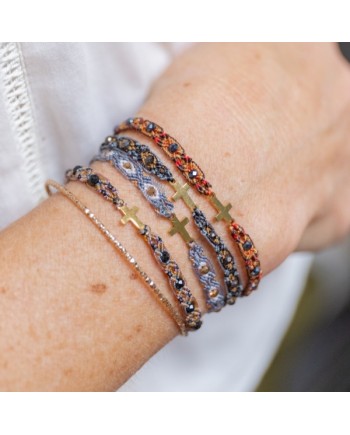 Bracelet tissé coton