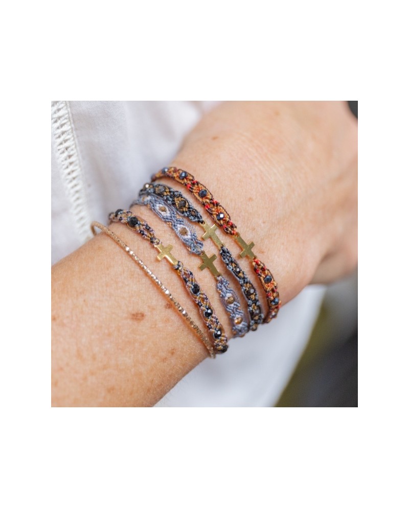 Bracelet tissé coton