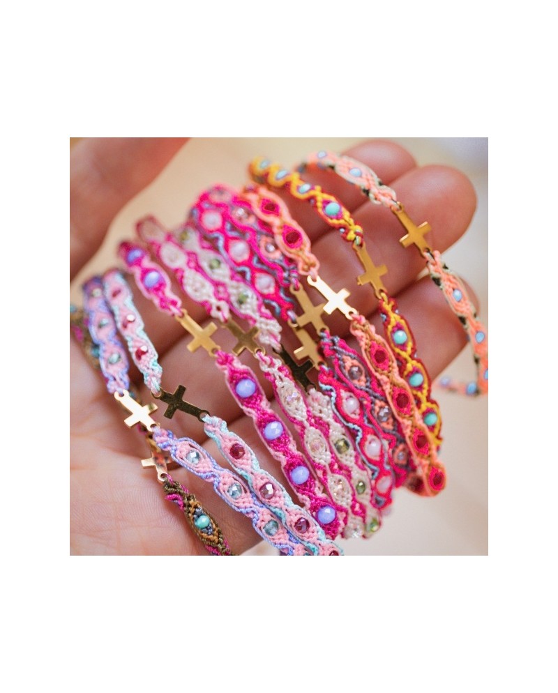 Bracelet tissé coton