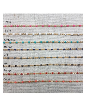 Sautoir Plaqué Or et médaille gravée