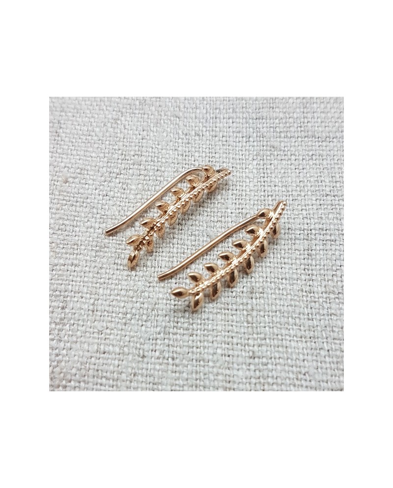 Boucles d'oreilles lauriers