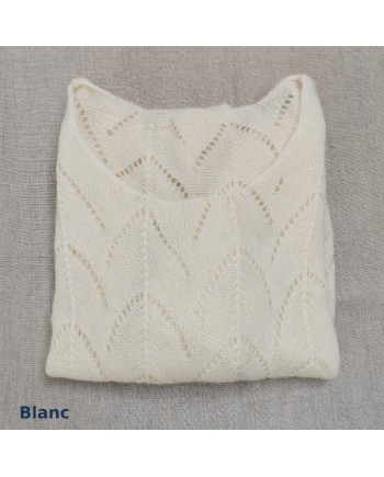 Pull maille ajouré