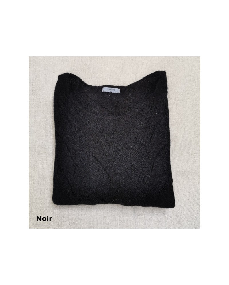Pull maille ajouré