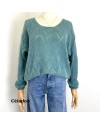 Pull maille ajouré