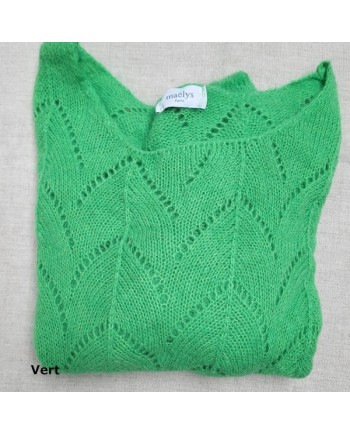 Pull maille ajouré
