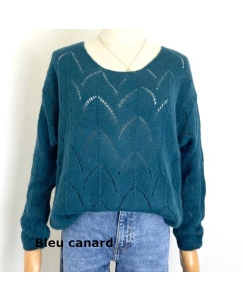 Pull maille ajouré