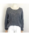 Pull maille ajouré
