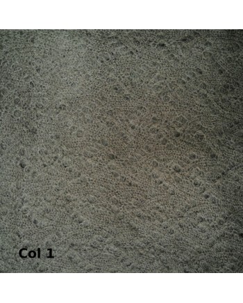 Echarpe en maille ajourée