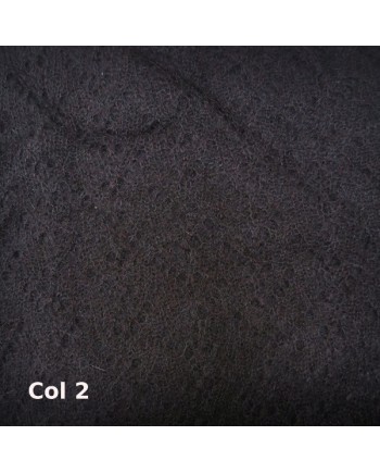 Echarpe en maille ajourée